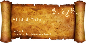 Vild Áhim névjegykártya